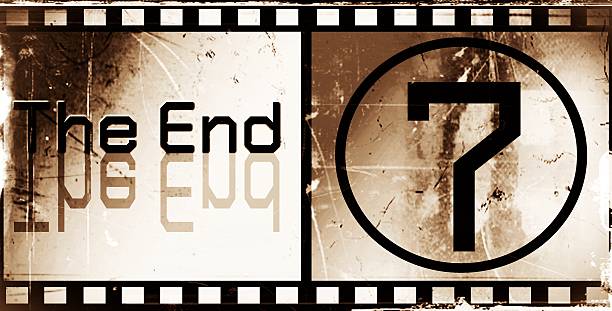 istock The end Movie ending screen images 185828239