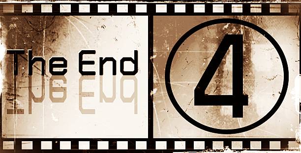 istock The end Movie ending screen images 185828745