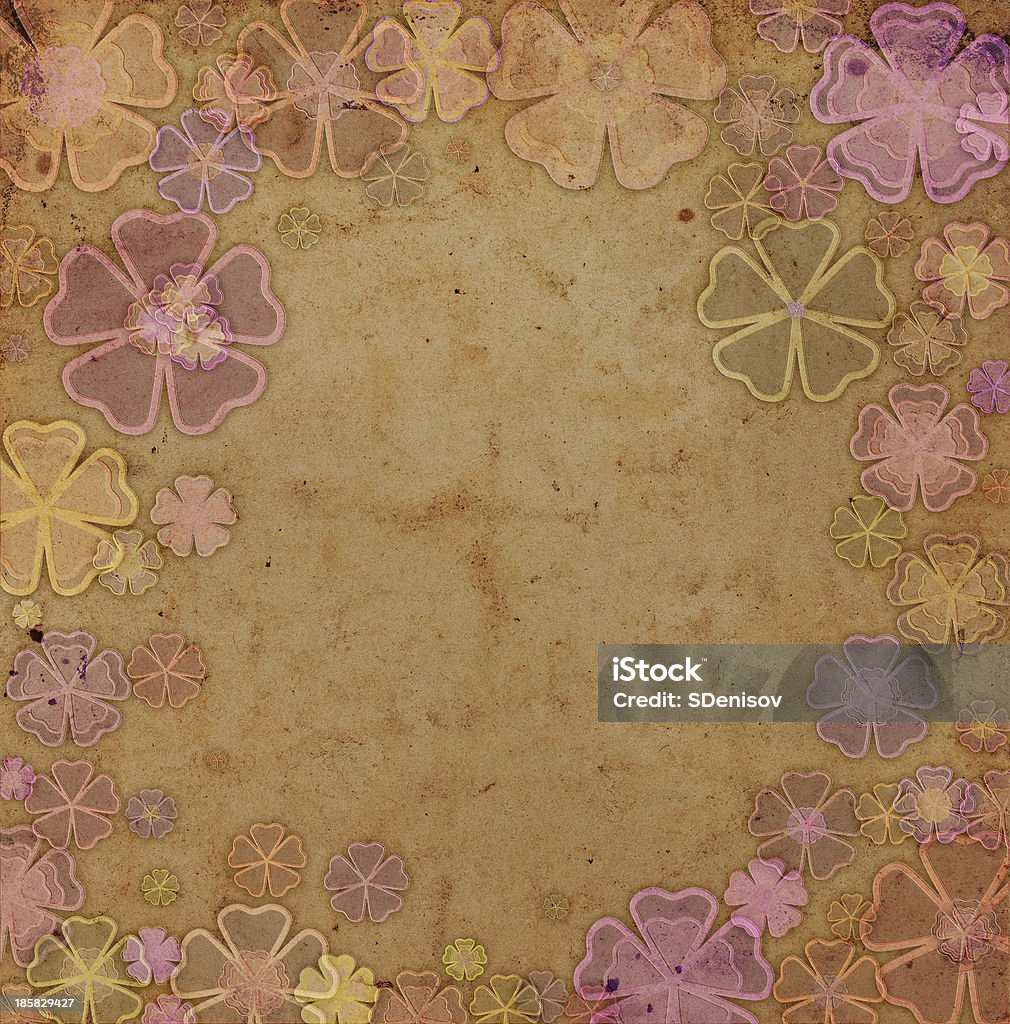 Фон с цветочным - Стоковые иллюстрации Абстрактный роялти-фри