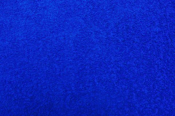istock Blue texture of terry fabric 185831358