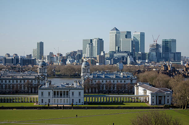 istock Docklands viewed from Greenwich Park 185834654