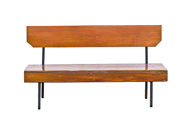 istock wooden  bench at park 185835691