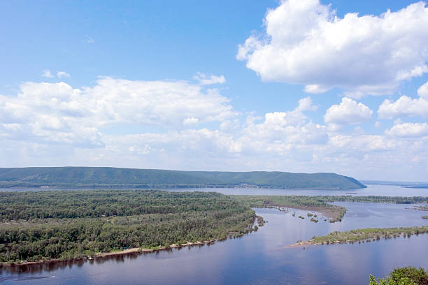 istock Russia, Samara city, great river Volga 185836199