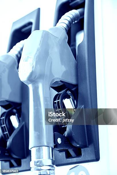 Gas Nozzle Stock Photo - Download Image Now - Black Color, Car, City