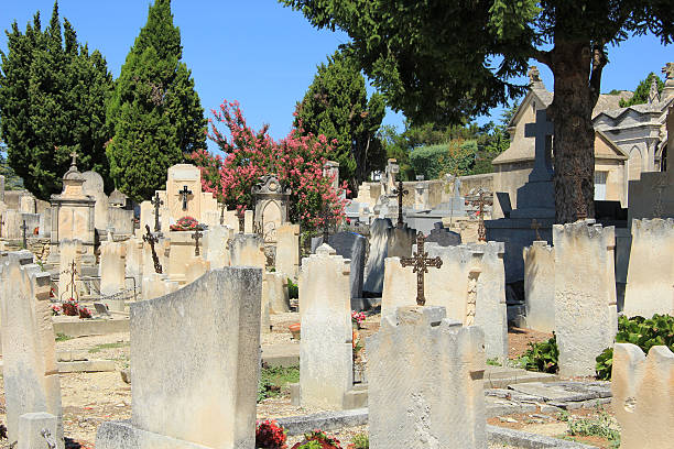 istock Old cemetery in the Provence 185837586