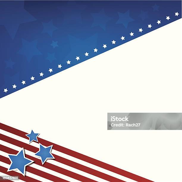 Estrelas E Riscas - Arte vetorial de stock e mais imagens de Bandeira - Bandeira, Computação Gráfica, 4 de Julho