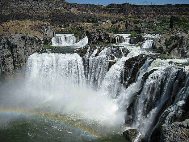 쇼쇼운 폴즈 볼리비아에 - shoshone falls 뉴스 사진 이미지