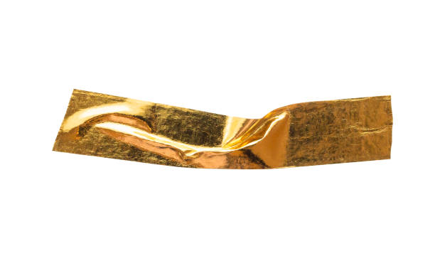 istock gold foil adhesive tape isolated on white background 1858403303