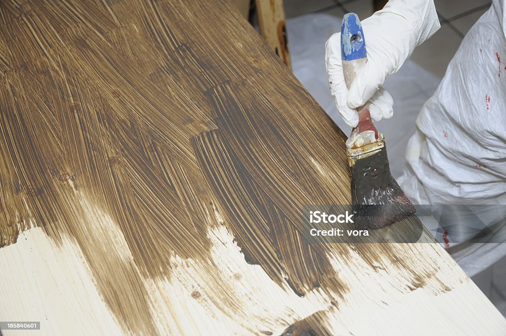 Vitrage une planche à repasser - Photo de En bois libre de droits