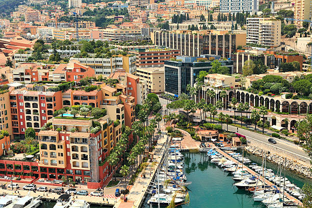 istock Yachts and modern buildings in Monte Carlo, Monaco. 185840607