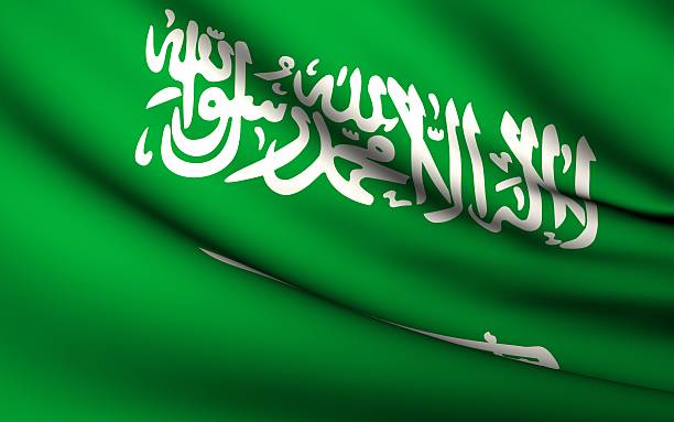 istock Flying Flag of Saudi Arabia . All Countries Collection 185840679