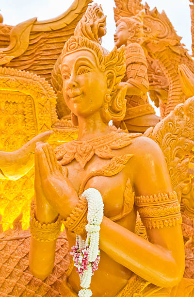 istock Thai candle festival 185842997