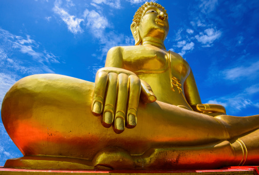 Big Buddha statue and Blue Sky