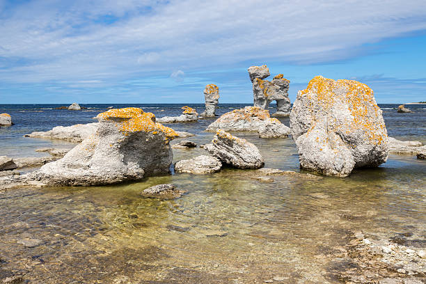 istock Limestone formations in the Baltic Sea 185843975