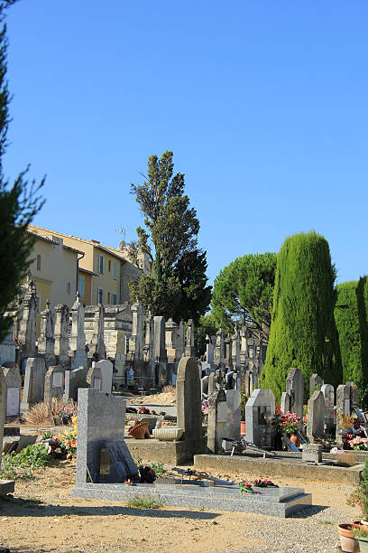 istock Old cemetery in the Provence 185845874