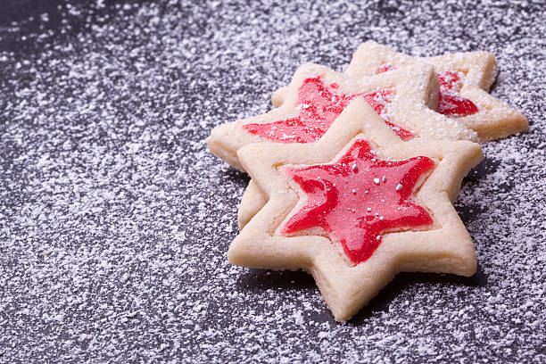 istock christmas star cookies with red jelly 185848135