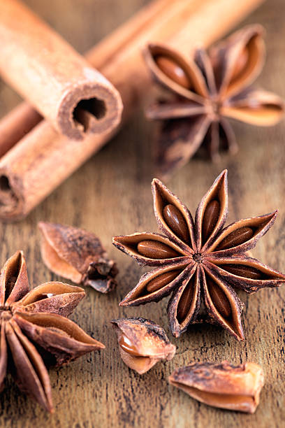 istock Cinnamon sticks and anise stars 185848808
