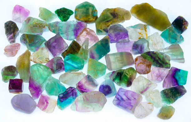 istock multi-color fluorite rocks as nature background 1858511001