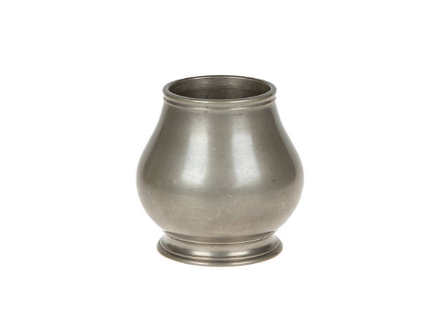 istock Very old tin sugar pot full of scratches 185851927