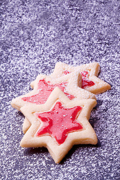istock christmas star cookies with red jelly 185854401