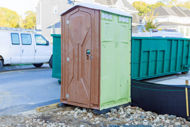 istock During construction of home, a portable temporary toilet is placed on construction site 1858546078