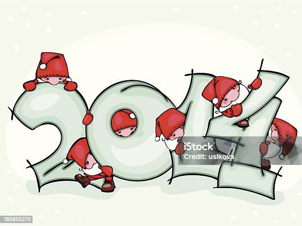 Banner New Year Stock Illustration - Download Image Now - 2014, Adult, Art