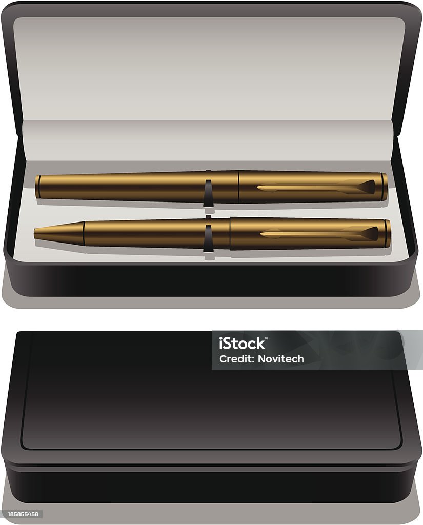 Golden pen Falls - Lizenzfrei Accessoires Vektorgrafik