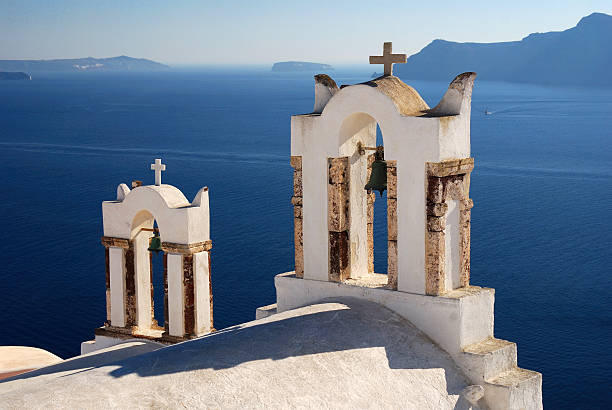 istock Oia church in Santorini island, Greece 185855924