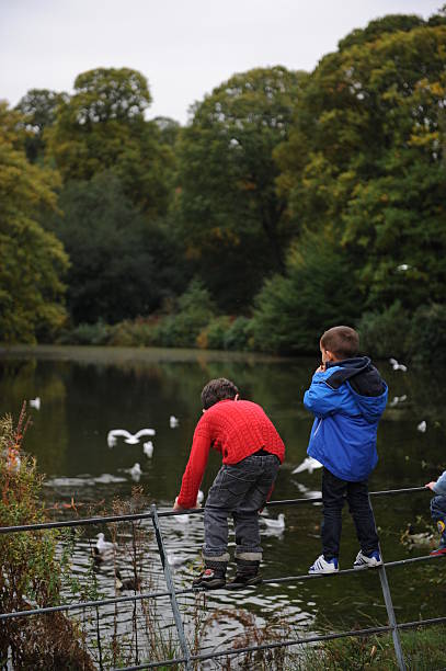 istock Kids relaxing in the park 185866902