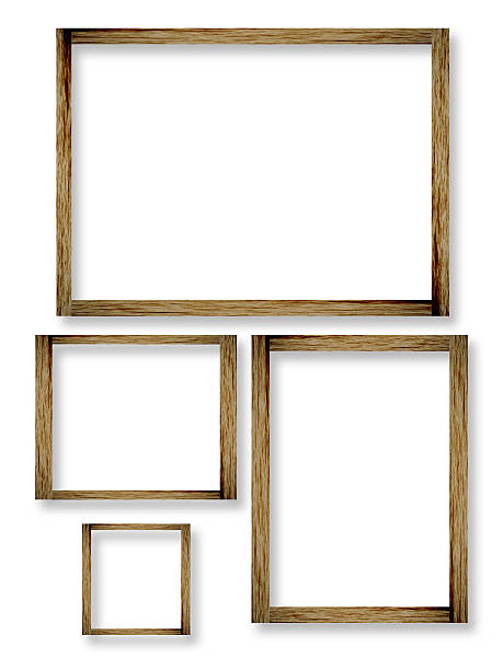 istock wooden frame isolated on white background 185868824