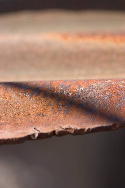 Rusted edge stock photo