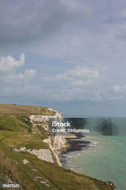 White Cliffs De Dover - Fotografias de stock e mais imagens de Ajardinado - Ajardinado, Ao Ar Livre, Azul Turquesa