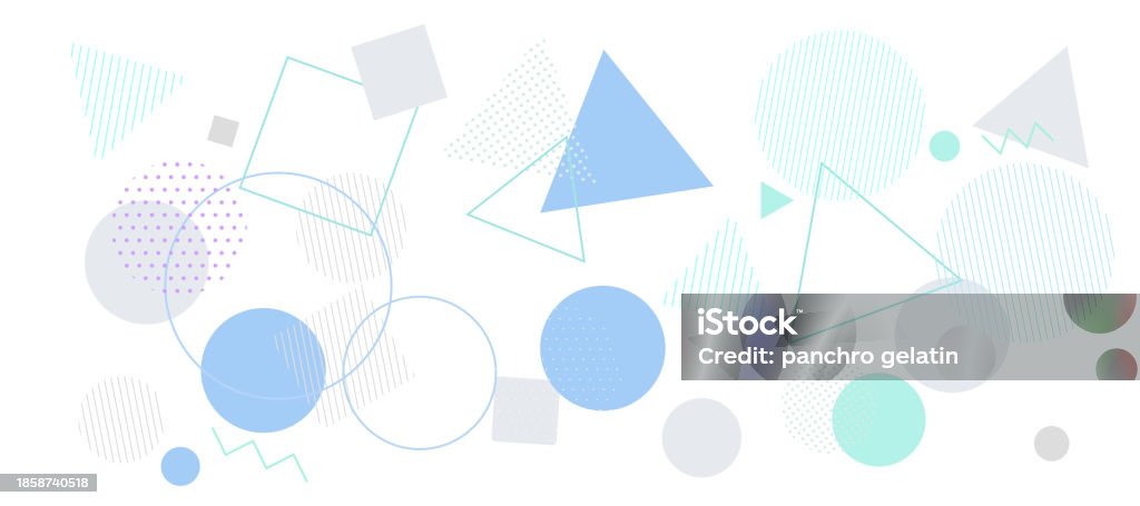 A Refreshing Geometric Pattern Background Illustration Inspired By ...