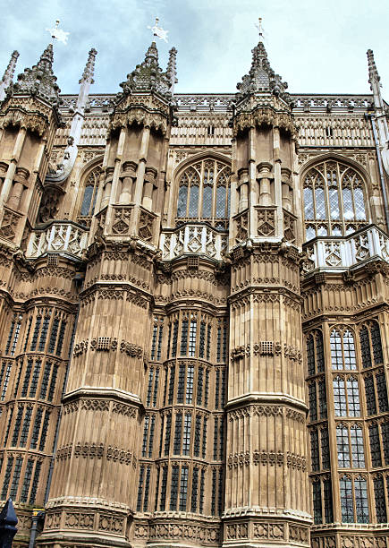 вестминстерское аббатство hdr - westminster abbey city of westminster awe uk стоковые фото и изображения