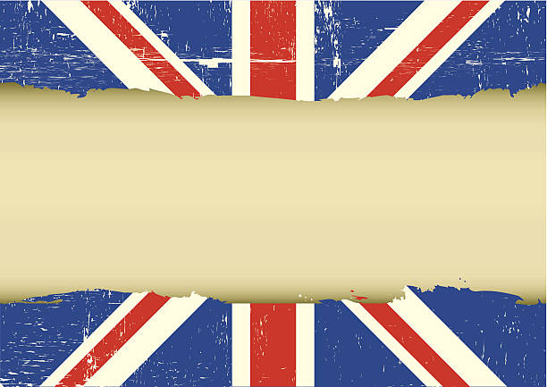 illustrazioni stock, clip art, cartoni animati e icone di tendenza di graffiato bandiera del regno unito - british flag dirty british culture flag