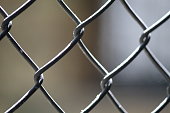 Close up of wire fence