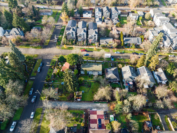 istock Solar Panels On City Houses 1858797843