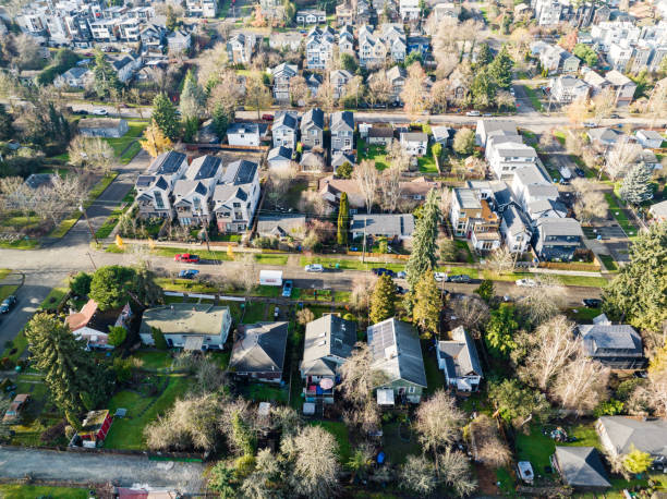 istock Solar Panels On City Houses 1858798354