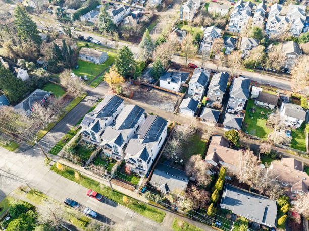 istock Solar Panels On City Houses 1858798363
