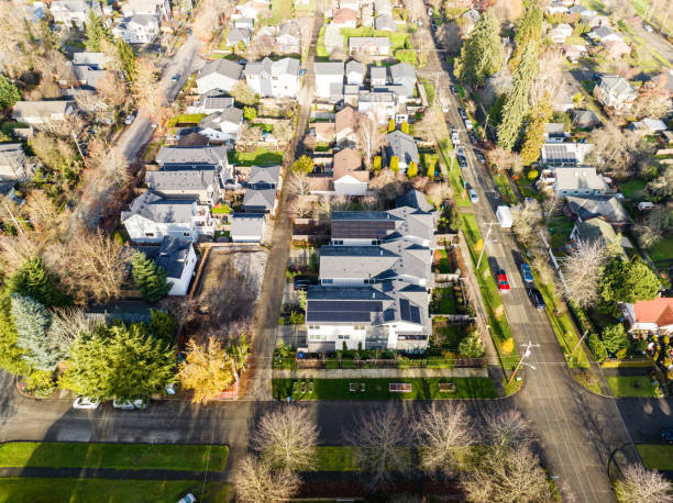 istock Solar Panels On City Houses 1858798875