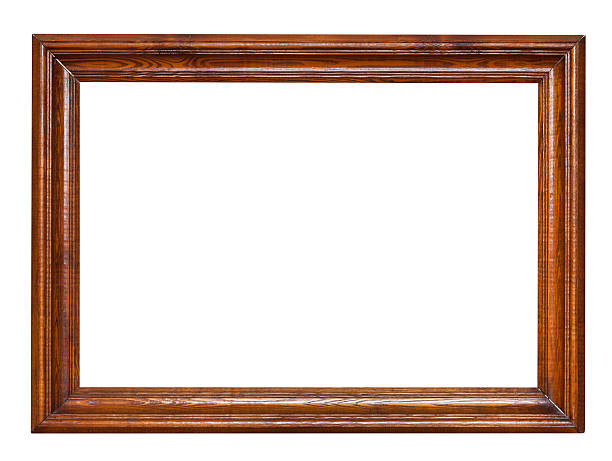 istock wooden brown picture frame 185881681