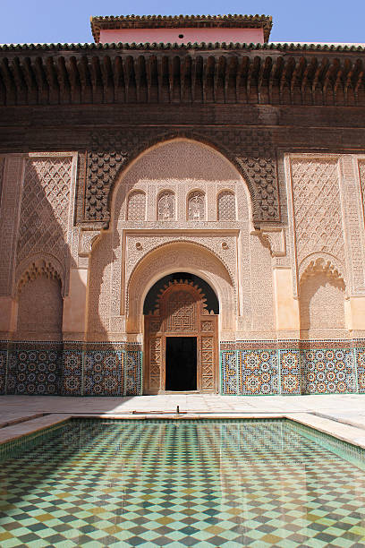 istock Amazingly beautiful Ali Ben Youssef Madrassa (or Medersa) 185882217