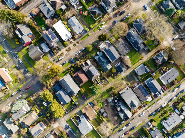 istock Solar Panels On City Houses 1858822617