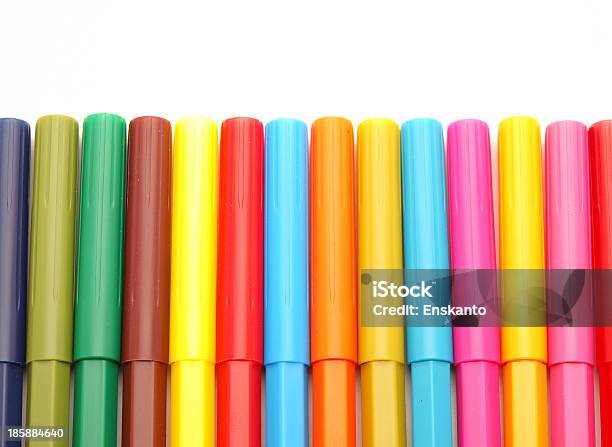 色のフェルトチップペン - まぶしいのストックフォトや画像を多数ご用意 - まぶしい, インク, カラフル