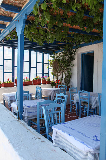 istock Terrace on Paros island 185884665