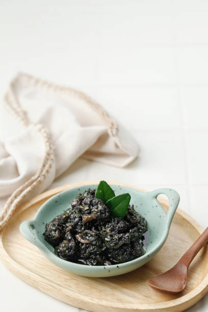 istock Squid Black Soup or Tumis Cumi Hitam. 1858849110