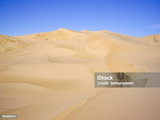 Wet Sand Dunes After The Rain Stock Photo - Download Image Now - California, Kelso Dunes, Dark