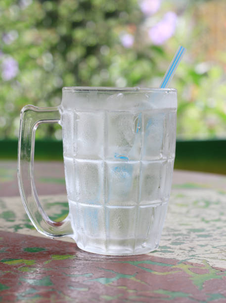 cold water in glass