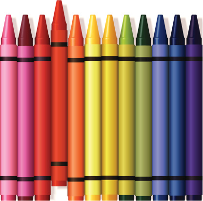 Crayon vector image. Files included – jpg, ai (version 8 and CS3), svg, and eps (version 8)