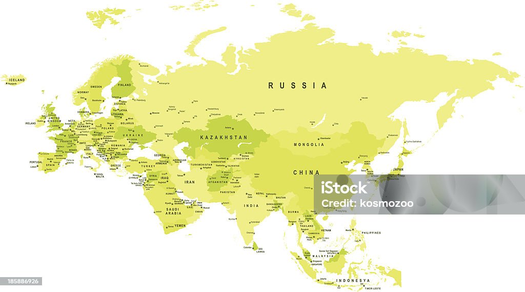 Eurasia - Vetor de Alemanha royalty-free